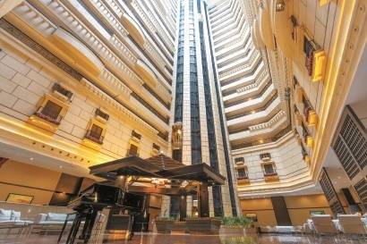 浦东首家五星级酒店外立面、外环境及灯光焕新